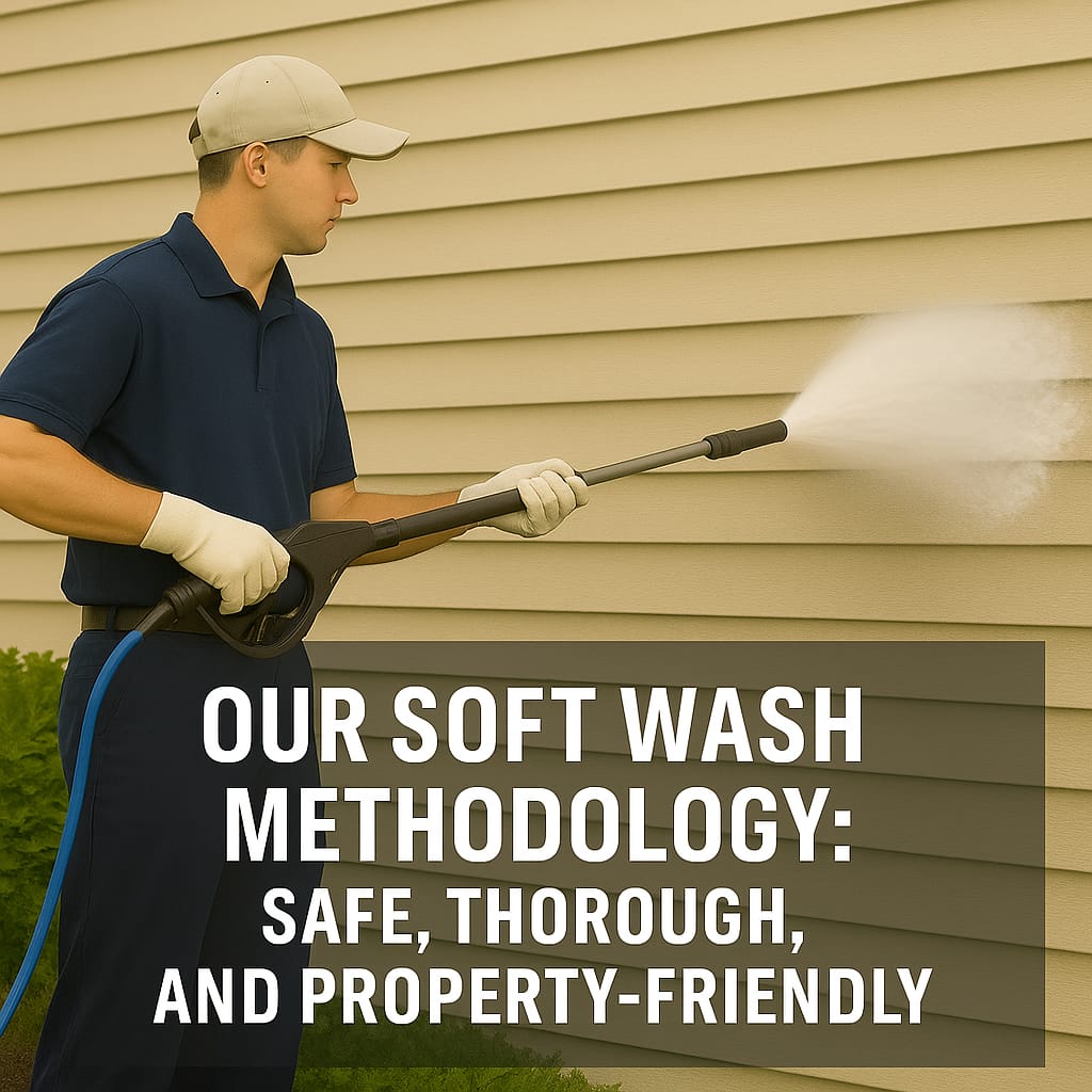 Our Soft Wash Methodology: Safe, Thorough, and Property-Friendly