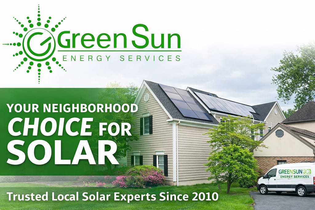 Your trusted local choice for solar panel installation in New Jersey.