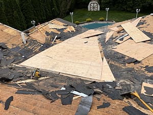 Replace Damaged Sheathing