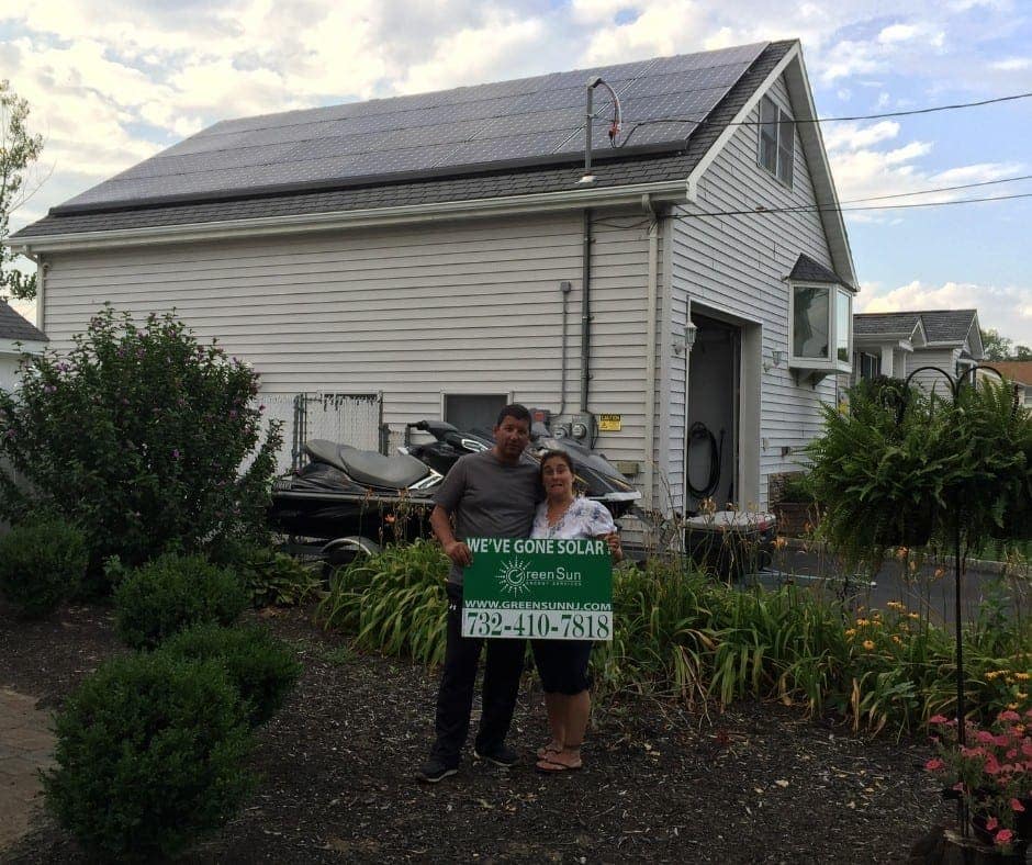 We Installed This Great Looking 7.2 KW DC Solar Panel System For Charlie & Alise In Port Monmouth, New Jersey