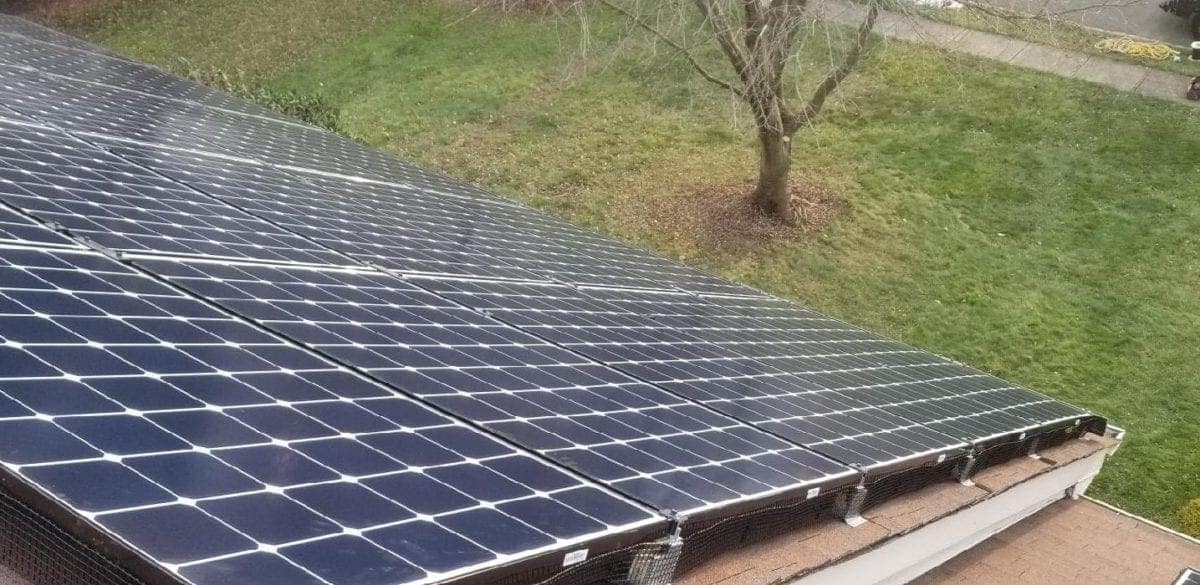 Upper PV Solar PV Array in Monmouth Junction NJ